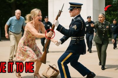 Karen Snatched a Tomb Guard’s Rifle—And the Moment It Left His Hands, She Knew She Messed Up