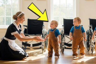 BILLIONAIRE INSTALLED CAMERA TO WATCH HIS PARALYZED TRIPLETS—WHAT HE SAW THE MAID DOING SH*CKED HIM