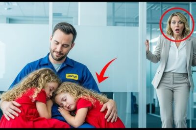 No one could handle the billionaire’s twin daughters—until a single dad janitor did the impossible