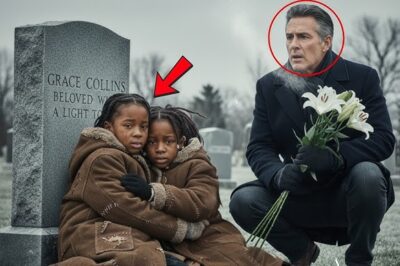 Billionaire Finds Two Homeless Twin Girls At His Wife’s Grave — Their Words Leave Him Sh0cked