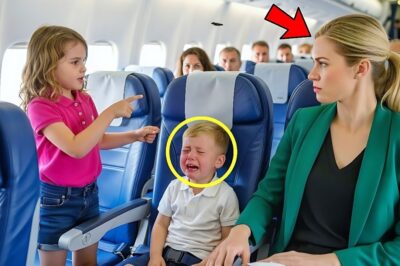 Millionaire’s deaf son cried Nonstop on the Plane — Until a little girl used sign language