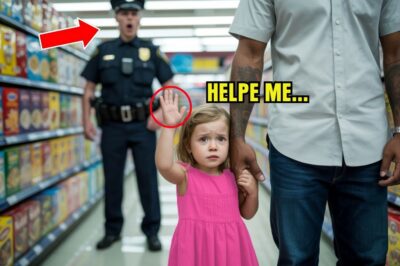Little Girl Secretly Gave A Rescue Signal in The Supermarket — Police Officer Saw It and Followed…