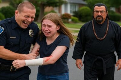 Cop’s Brutal Attack on Child Backfires—She’s Steven Seagal’s Daughter!