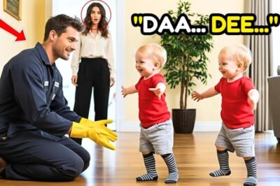 Billionaire’s Twins Were Born Paralyzed And Couldn’t Speak – What She Saw Janitor Do Sh0cked Her