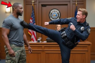 Cop Kicks Black NAVY SEAL in Court — But One Call Changes Everything