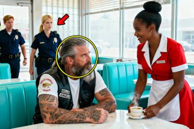 Black Woman Protected a Hell’s Angel From Police, The Next Day, 300 Bikers Showed Up at Her Diner