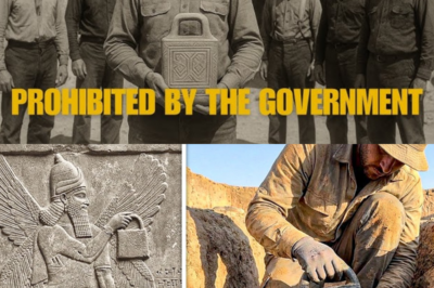 A MAN HOLDS A SUMERIAN BAG IN 1911 — WHEN THEY ENLARGE THE PHOTO, HISTORIANS FREEZE