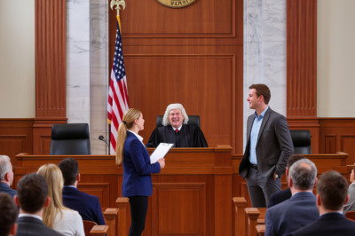 HE LAUGHED WHEN WIFE REPRESENTED HERSELF — COURT GASPED WHEN SHE SPOKE