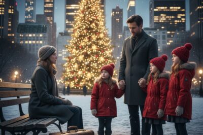 A POOR WOMAN SPENDS CHRISTMAS ALONE WITH NO CHILDREN— UNTILA BILLIONAIRE WITH FOUR GIRLS CHOOSES HER