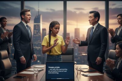 Everyone Ignored the Deaf Guest — Until the Maid’s Daughter Spoke in Signs and Closed a $1B Deal