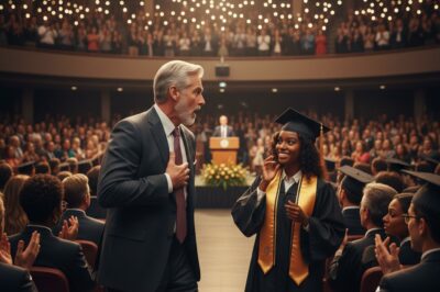 MILLIONAIRE FREEZES AT GRADUATION WHEN HE SEES HIS EX-MAID WITH A GIRL JUST LIKE HIM….