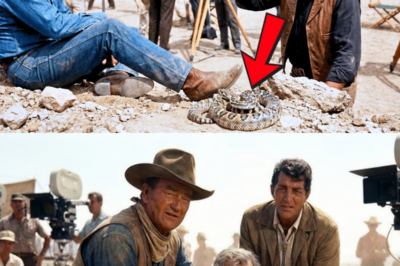 Dean Martin Never Noticed the Snake — But John Wayne’s Eyes Said Everything in One Second