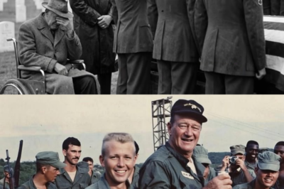 John Wayne Saw a Man Alone at a Military Funeral in the Rain and Quietly Changed His Life