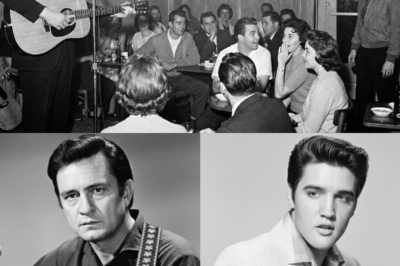 Elvis walked into Johnny Cash concert uninvited — Cash stopped mid-song and said THIS