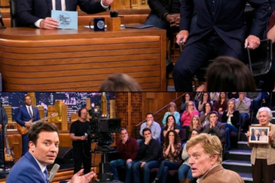 Jimmy Fallon FROZEN When Robert Redford Suddenly Pushes Back His Chair After Hearing This Story