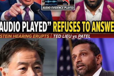 Epstein Hearing Erupts After Ted Lieu Plays Audio — Patel REFUSES to Answer!