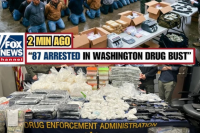 FBI Largest Drug Bust in Washington — 87 Arrested, 151KG Seized & Destroyed!