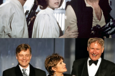 BEFORE THEY BECAME LEGENDS, THEY WERE THREE TIRED ACTORS LAUGHING ON A DEATH STAR SET