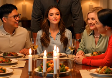 My Mom’s New Husband Mocked Me At Dinner — Everyone Laughed… Until I Spoke One Line…